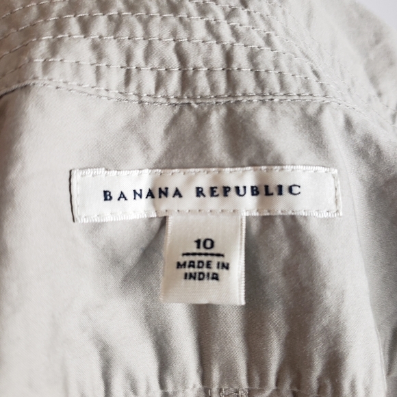 Banana Republic Khakhi Dress - Knee Length - Size 10 - Picture 4 of 11